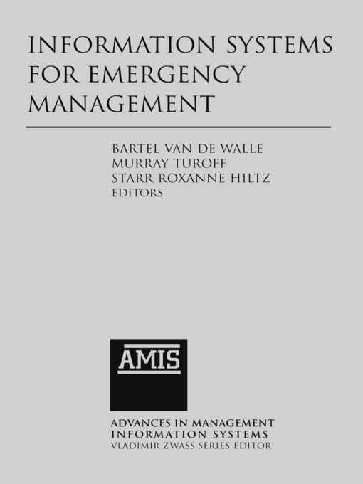 Title details for Information Systems for Emergency Management by Bartel Van de Walle - Available